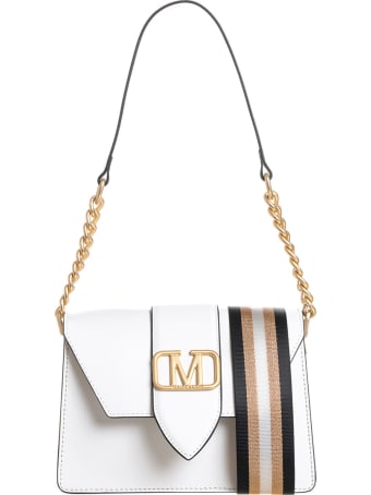 Marc Ellis Kourtney Shoulder Bag In White Leather