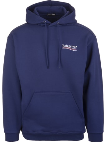 Balenciaga Man Blue Political Campaign Hoodie