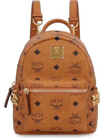 MCM Stark Visetos Mini-backpack With Studs