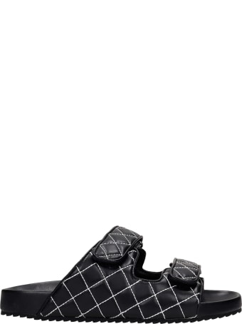 Bibi Lou Flats In Black Leather