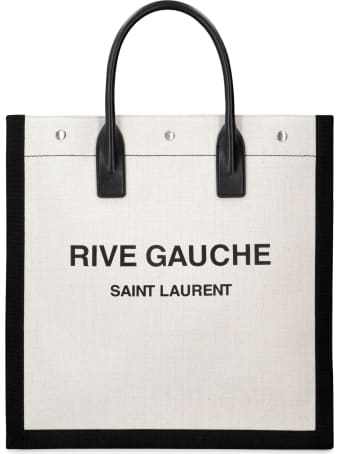 Saint Laurent Logo Detail Tote Bag