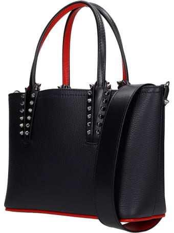 Christian Louboutin Cabata Mini Tote In Black Leather