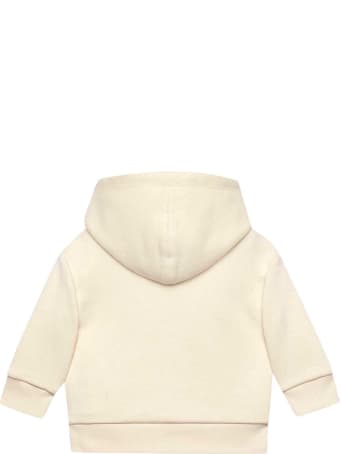 Gucci White Sweatshirt With Frontal Print