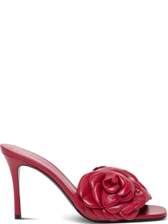 Valentino Garavani Atelier 03 Rose Edition Leather Mules