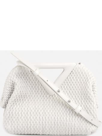 Bottega Veneta Small Point Bag In Quilted-effect Leather
