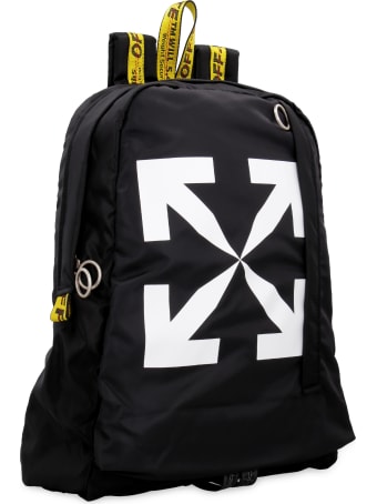 Off-White Logo Detail Nylon Backpack