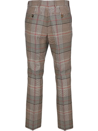 Burberry London Tartan Wool Tailored Pants