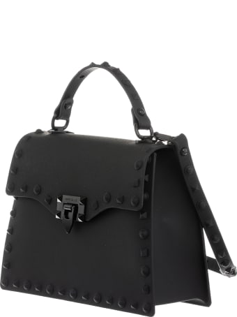 Marc Ellis Flat Rock M Hand Bag In Black Pvc