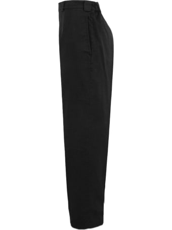 N.21 Black Cotton-blend Trousers