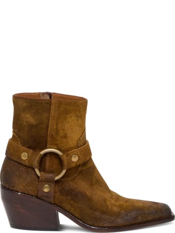 Elena Iachi Suede Ankle Boots