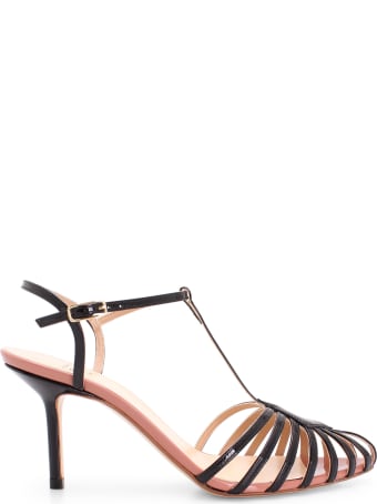 Francesco Russo 'cage' Leather Sandals