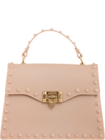 Marc Ellis Flat M Rock Hand Bag In Rose-pink Pvc