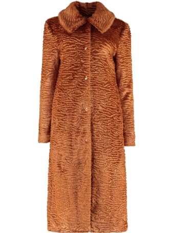 STAUD Frankie Faux Fur Coat