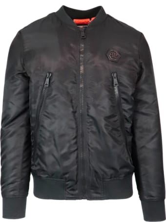 Philipp Plein Nylon Bomber Istitutional