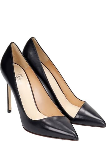 Francesco Russo Pumps In Black Leather