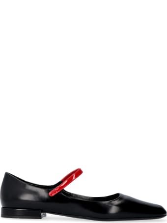 Prada Leather Ballet Flats