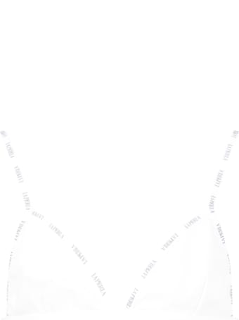 La Perla White Bra For Girl With Logos