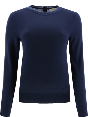 Tory Burch Cashmere Sweater With Logo Buttons