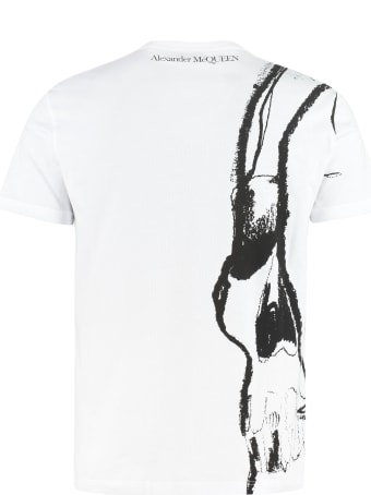 Alexander McQueen Printed Cotton T-shirt