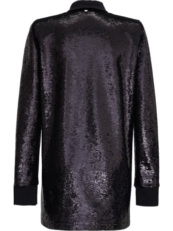 The Attico Liz Mini Dress With Trumpet Sleeves