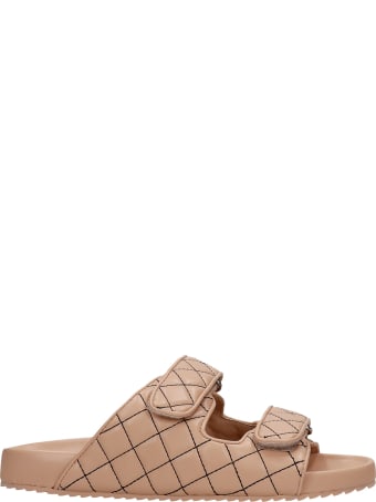 bibi lou flats in powder leather