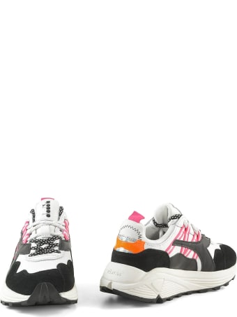 Diadora White&black Women's Chunky Sneakers