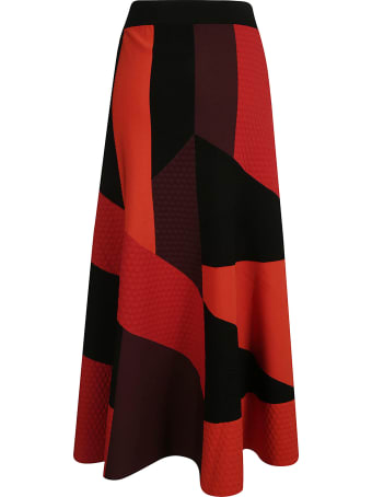 Alexander McQueen Long Length Printed Skirt