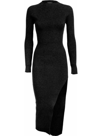 WANDERING Asymetric Knit Dress