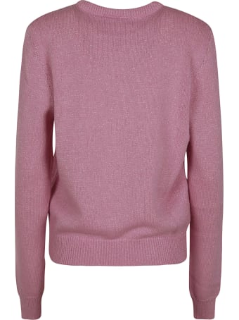 Chiara Ferragni Glitter Embellished Ribbed Sweater