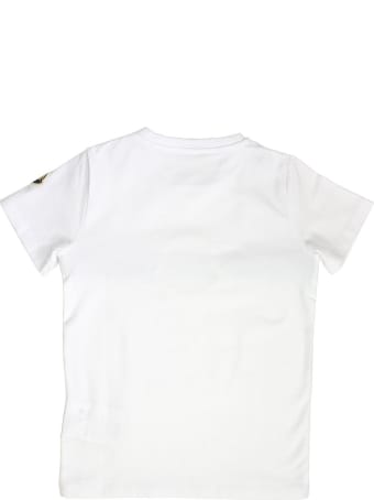 Moncler Logo Cotton T-shirt White