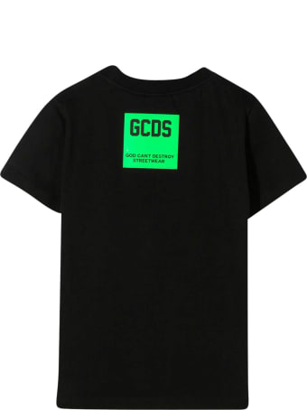 GCDS Mini Black T-shirt Teen