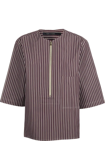 Sofie d'Hoore Top With 3/4 Slvs And Front Zip