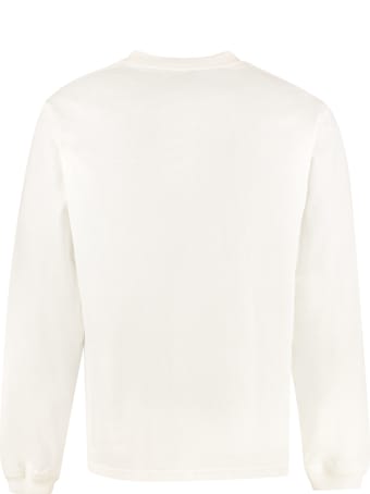 FourTwoFour on Fairfax Long Sleeve Cotton T-shirt