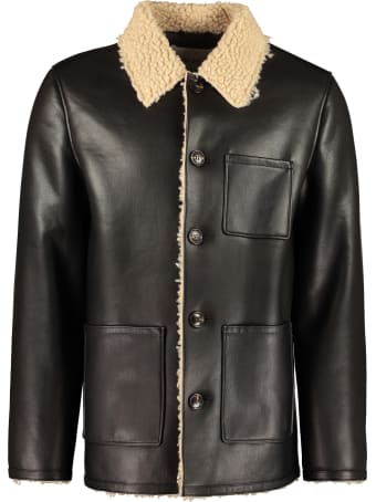 STAND STUDIO Travis Faux Sheepskin Jacket