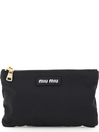 Miu Miu Foldable Nylon Tote Bag