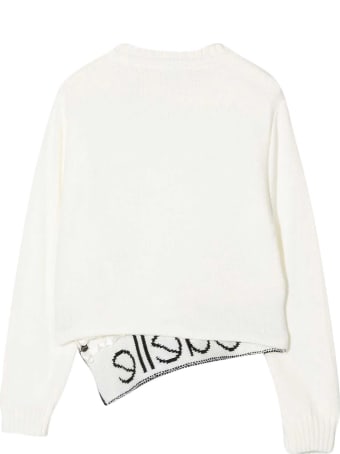 Gaelle Bonheur White Sweater Kids