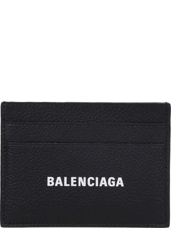 Balenciaga Wallet In Black Leather
