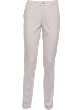 Re-HasH Re-hash White Cream Trousers