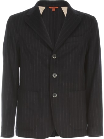 Barena Toppa Filotto Destructed Pinstriped Jacket