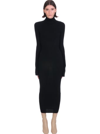 Jacob Lee Dress In Black Cashmere
