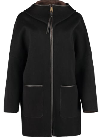 Agnona Hooded Cashmere Coat