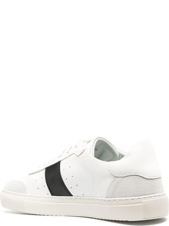 Axel Arigato White Leather Sneakers With Contrasting Panel