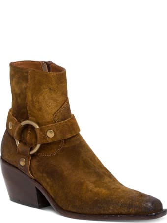 Elena Iachi Suede Ankle Boots