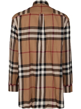 Burberry Brown Cotton Shirt