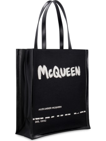 Alexander McQueen Logo Detail Tote Bag