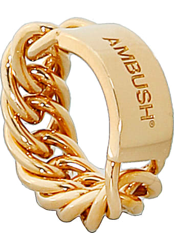 AMBUSH Gold Chain Ring