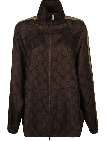Gucci Logo Motif Zip Jacket