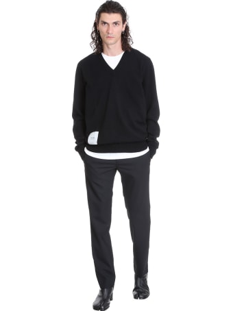 Maison Margiela Knitwear In Black Wool