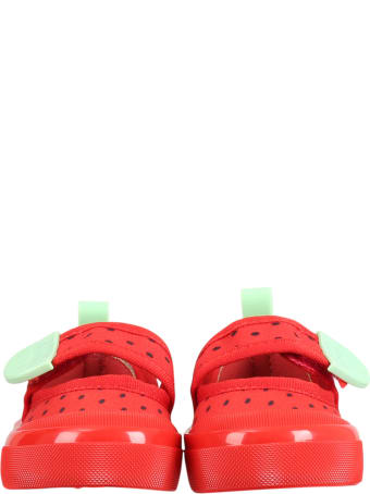 Melissa Red Shoes For Girl With Seeds