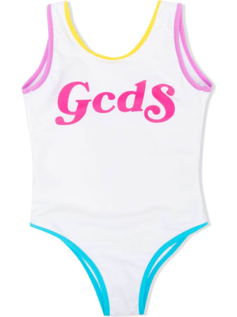 GCDS White Swimsuit